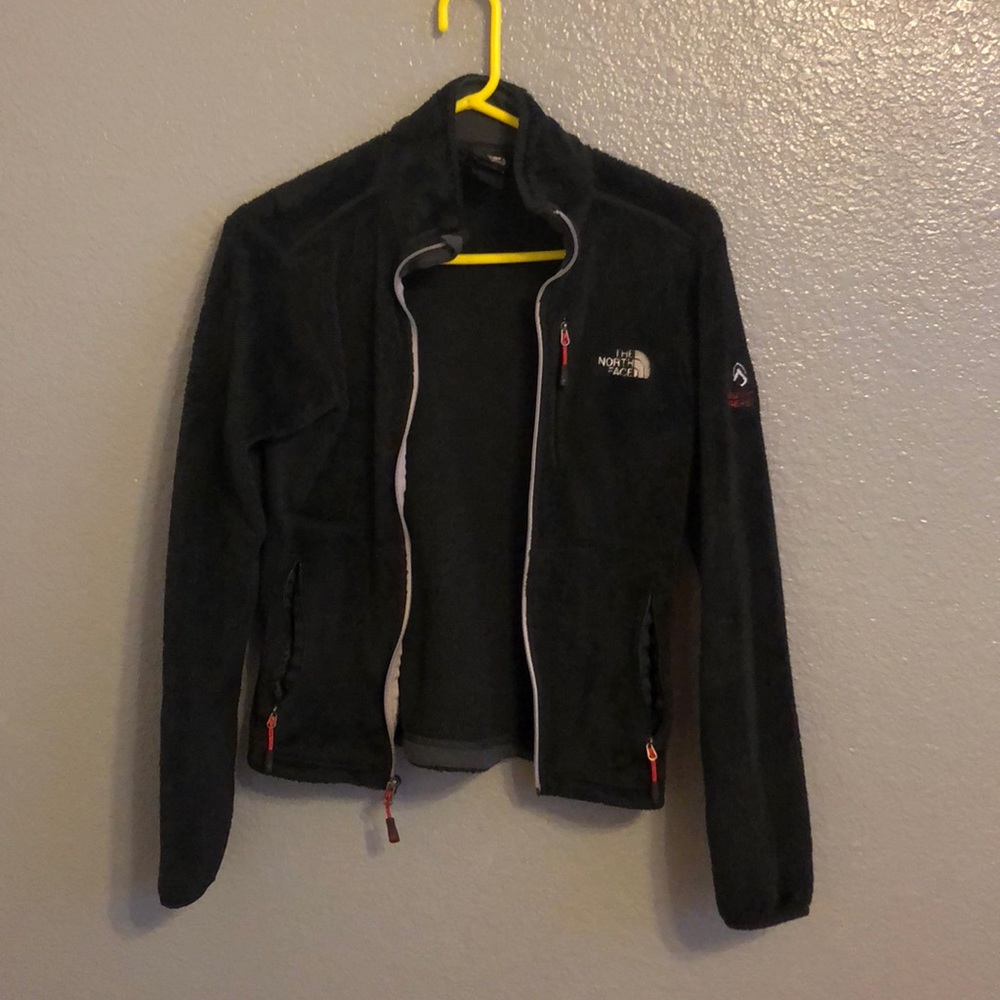 The north face black zip up